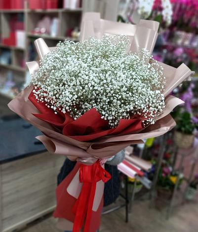Букет цветов из: Гипсофила в Балобаново