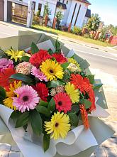Букет цветов из:  Герберы #REPLACE_PRED# Балобаново